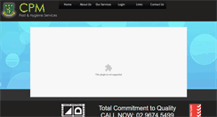 Desktop Screenshot of cpmservices.com.au